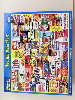 Nostalgic Snacks 1000 pc puzzle