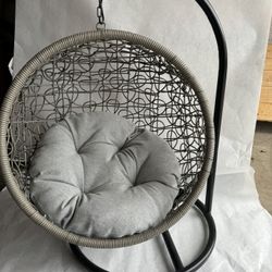 Cat Swing Bed with Removable Cushion & Hanging Ball, Washable Pet Swing for Cat, Small Dog, Small Animals