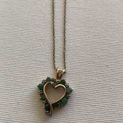 Silver Heart Shaped Necklace 