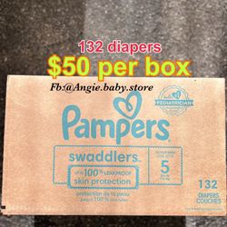 Pampers Swaddlers Size 5 Jumbo Box