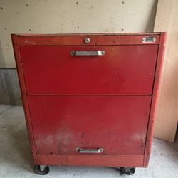 Vintage Kennedy Kits #276 Red 7-drawer Toolbox 