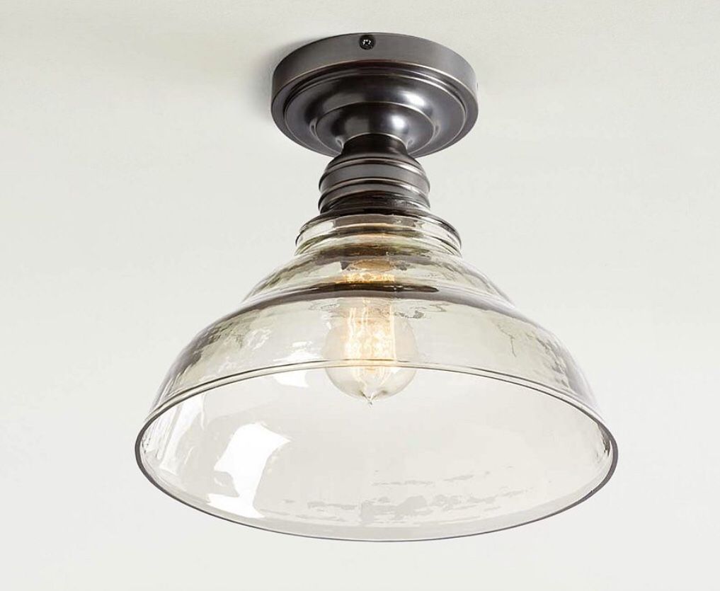 Vintage Glass Pendant Light