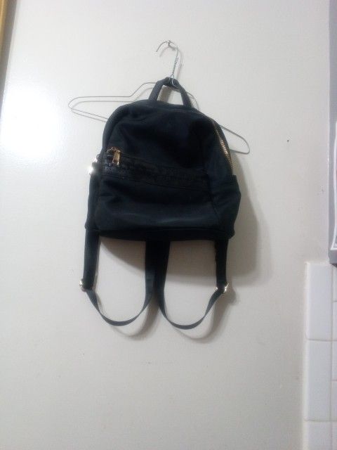 Black Backpack Purse