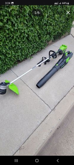 80V Green works weed eater in great shape