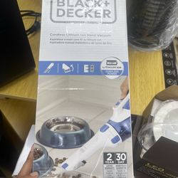 BLACK+DECKER Cordless Lithium Ion Hand Vacuum