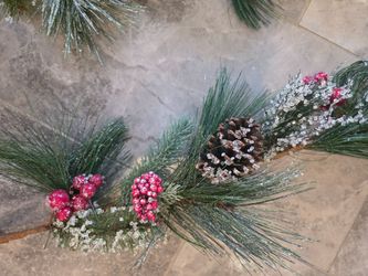 6' Frosted Garland!! Two Available Separately!!
