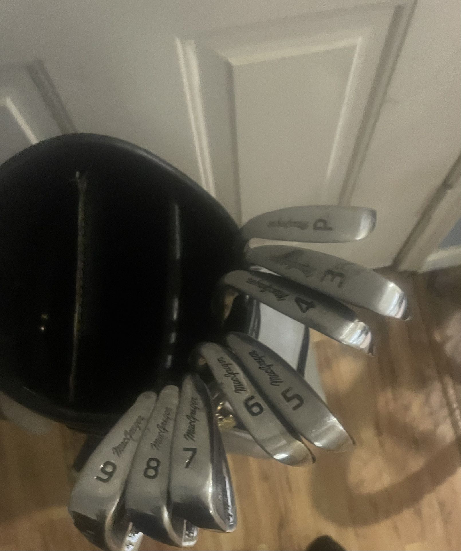 Vintage Macgregor Ambassador 3 Clubs With Bag 3-9/pw