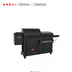 Bran new smoker and flattop never used once