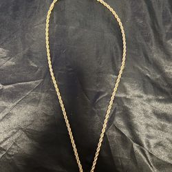 14K Gold Rope Style Chain