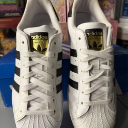 Adidas Superstar White/Core Black, Size 8.5