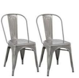 Vintage Stackable Metal Chair