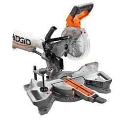 Rigid 18v Brushless Cordless 7 1/4 in Sliding Liter Saw 