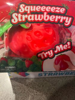 Giant Strawberry Squeeeze Squishy