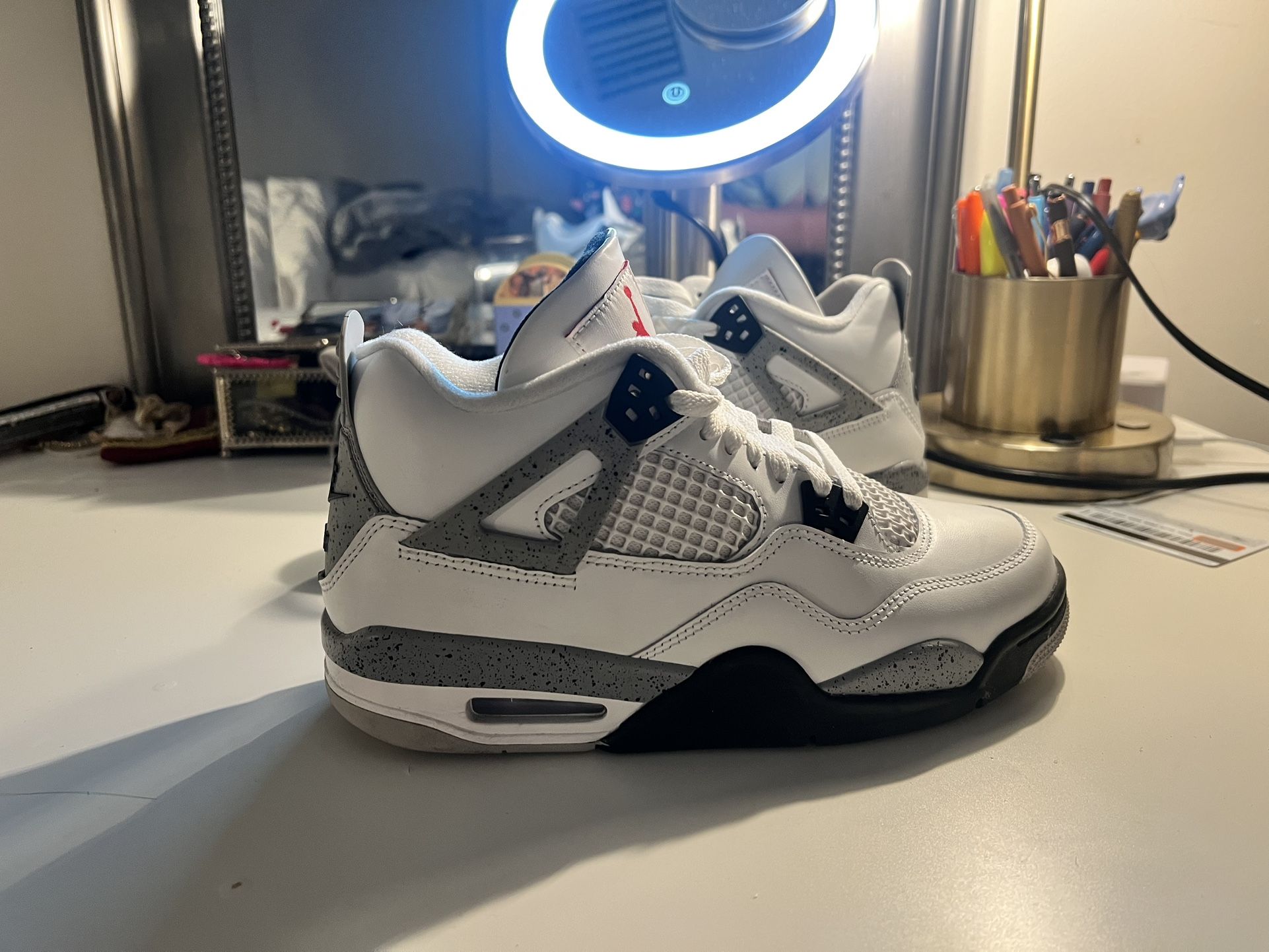 Jordan 4 White Cement