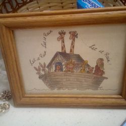 Framed "Noah's Ark" Print