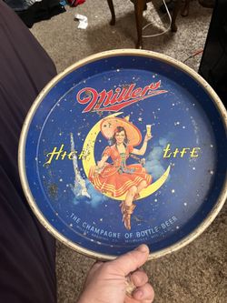 13 Inch Miller Highlife Tin Tray