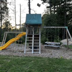 Wooden Swing Set. Play Set. 