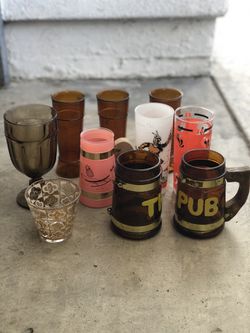 Handmade glasses glassware cups