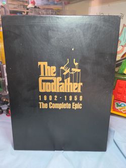 The Godfather 1(contact info removed) - The Complete Epic ( VHS , 1990 , 3-Tape Set ) Box Set