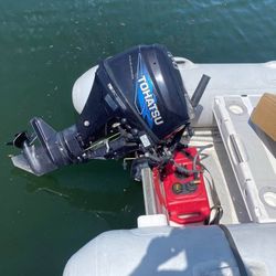 Tohatsu 9.8 Outboard Short 15 Shaft. For Parts or to be Serviced