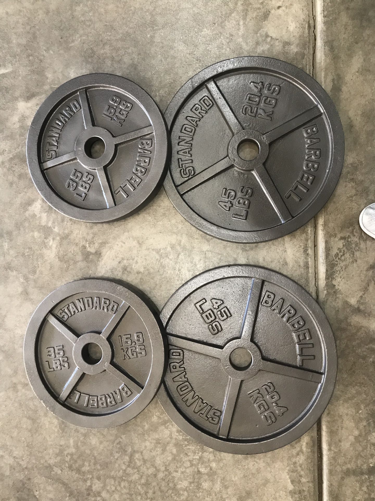 ****Pending Sale****160lbs Olympic Barbell Weights