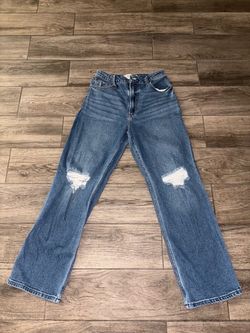 Hollister curvy ultra high rise dad jeans