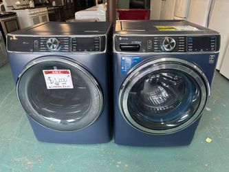 GE front load washer and electric dryer set 20% Off