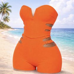 Orange two piece