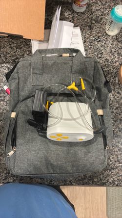 Medela pump with backpack