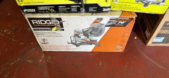 Ridgid  15 Amp Corded 12 in. Dual Bevel Sliding Miter Saw
