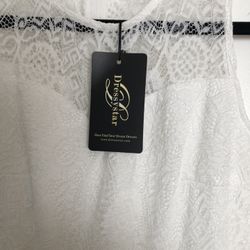 Long White Sleeveless Dress: Size: S…$10.00