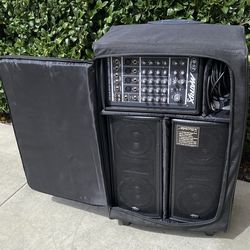 B-52 Matrix 200 PA System with Rolling Case