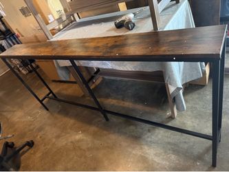 71 inch wide entrance or sofa table