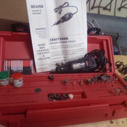 Not cordless.  Craftsman Dremel , W/Case. & Bits. 