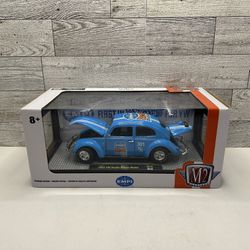 M2 Machines Blue ‘1952 VW Beetle Deluxe Model R72 / 20-03 EMPI • Die Cast Metal • Made in China Scale 1:24