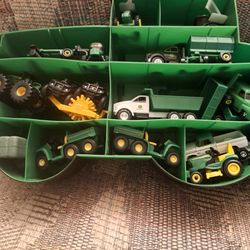 John Deer Tractor and Vehicles Collection With Case
