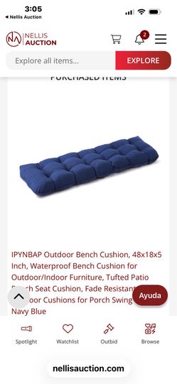 New outdoor cushion