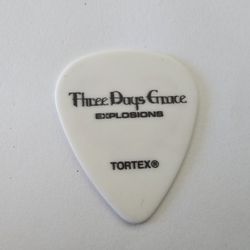 Official Three Days Grace Explosions Guitar Tour Pick