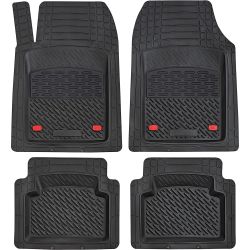 KnK Sapphire Black Floor Mats for SUVs Cars Deep Dish Automotive Floor Mats for Trucks All Weather Floor Mats for Men and Women Gift for New Car Stuff