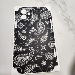 I Phone 12 Bandana Vinyl Wrap