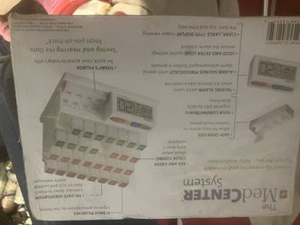 Medcenter System 31 Day Pill Dispenser Brand New In Box Never Opened