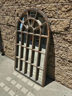 Solid Wood Flat Wall Mirror
