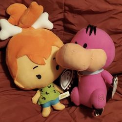 Pebbles And Dino - Flintstones Plush