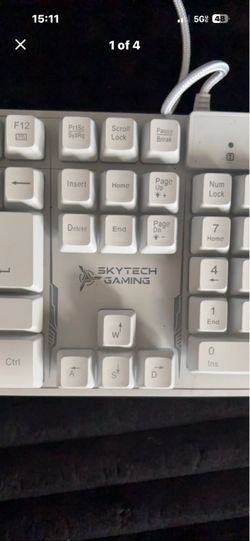 Skytech Gaming Keyboard White