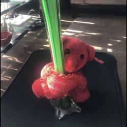 valentine's day bear with new Vase 