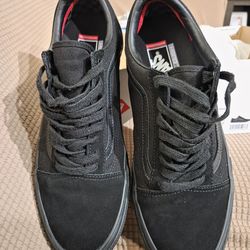 Vans cushion old stool skate all black