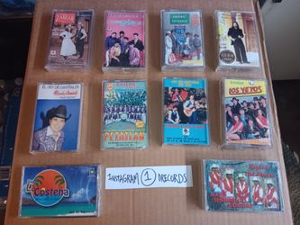 Mexican Cassettes De Venta 3 Por $25