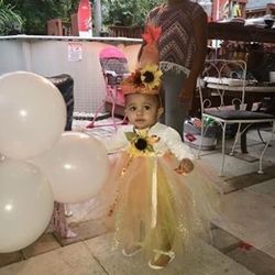 Sunflower tutu dress for toddler