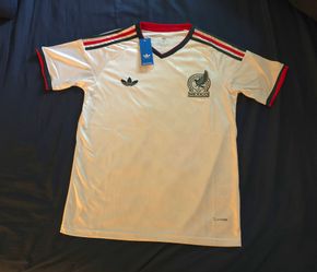 MEXICO MENS WHITE AWAY SOCCER JERSEY SIZE S M L & XL