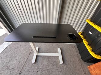 Adjustable Standing Desk / Laptop Table with Cup Holder – 32” x 19”